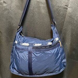 Vintage 90s LeSportsac Navy Crossbody Purse Lightweight